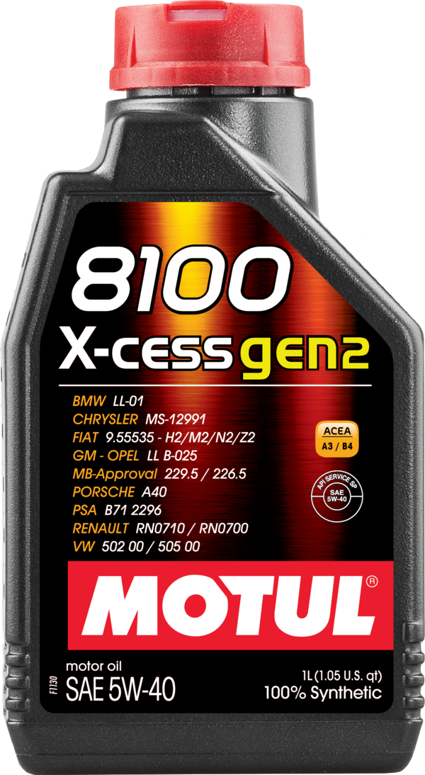 MOTUL 8100 X-CLEAN GEN2 5W-40 - Motul
